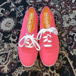 Bright pink KEDS